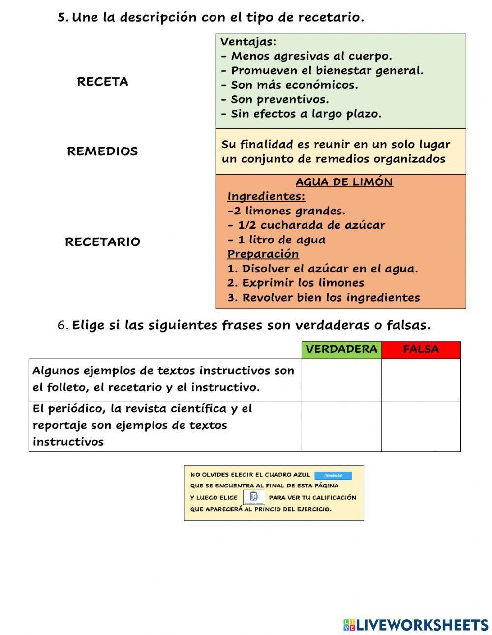 Recetas y Recetarios de remedios caseros