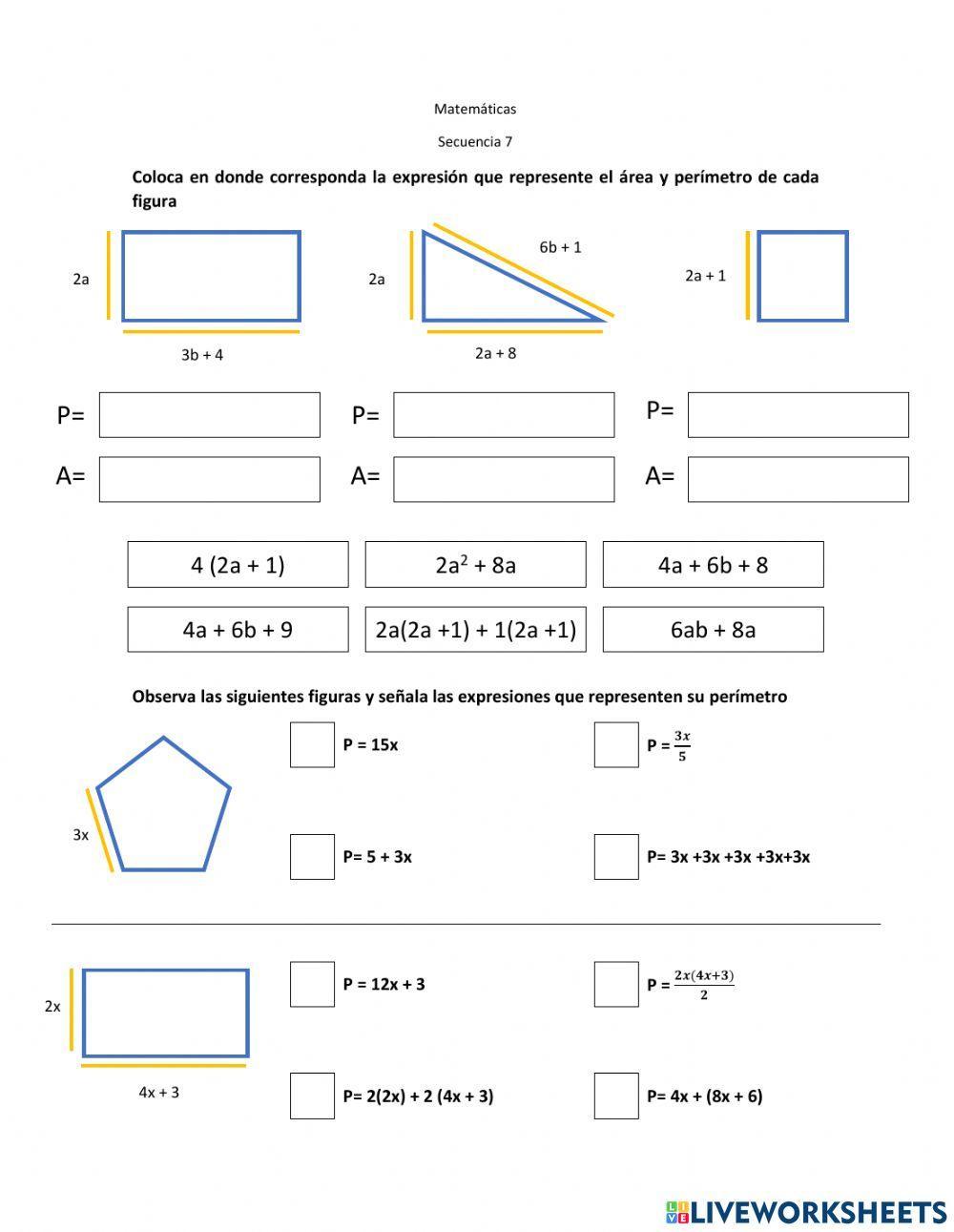 Secuencia 7 Matemáticas