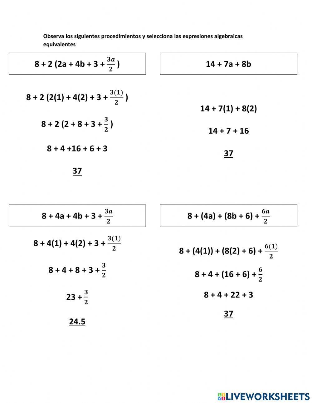 Secuencia 7 Matemáticas