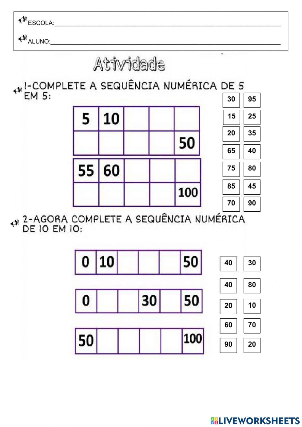 Sequência Numérica