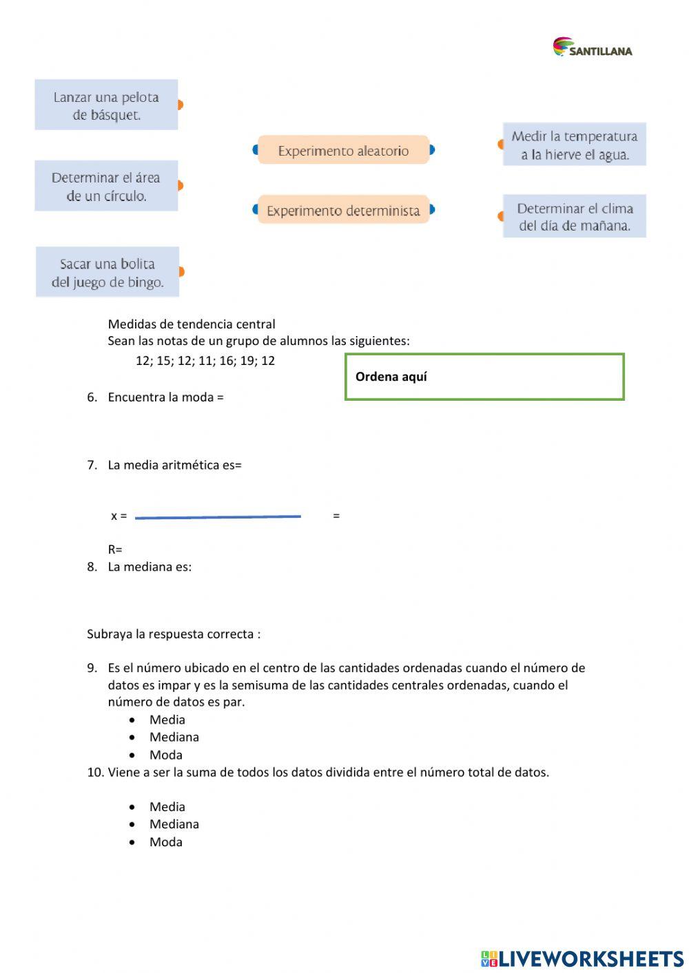 Evaluación Unidad 4 6to EGB