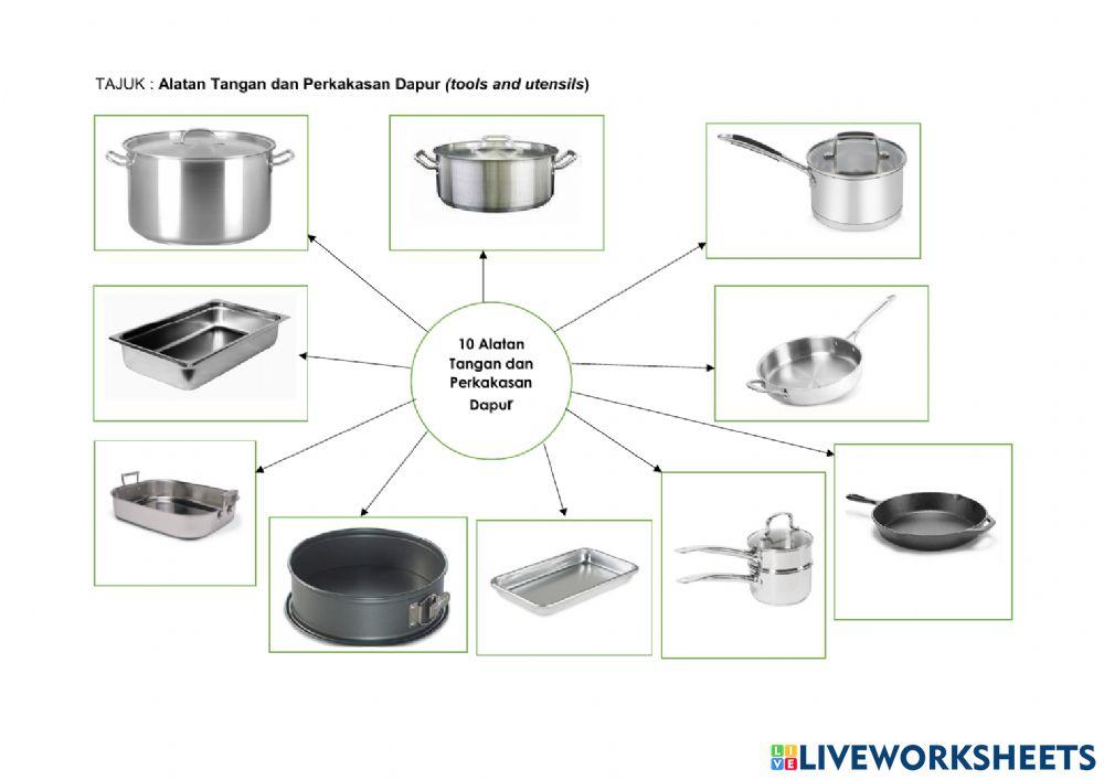 Alatan Tangan dan Perkakasan Dapur (tools and utensils)
