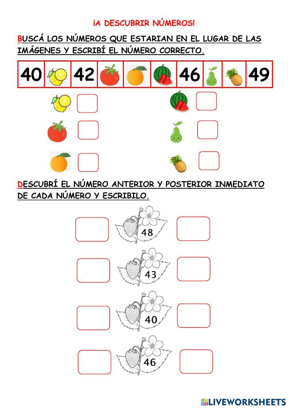 Numeración 40