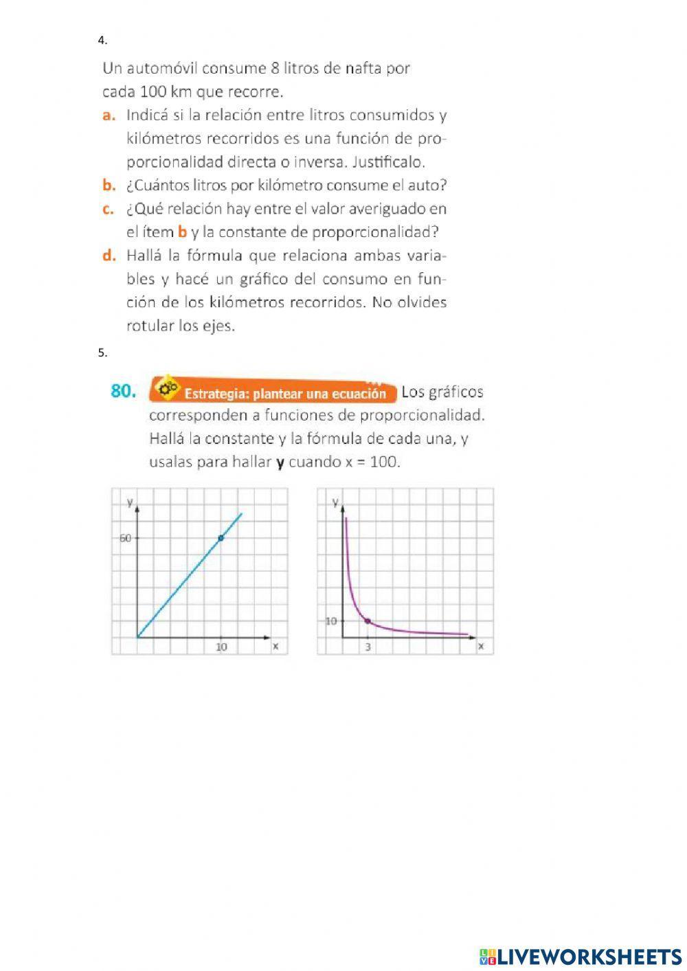 Trabajo evaluativo: funciones