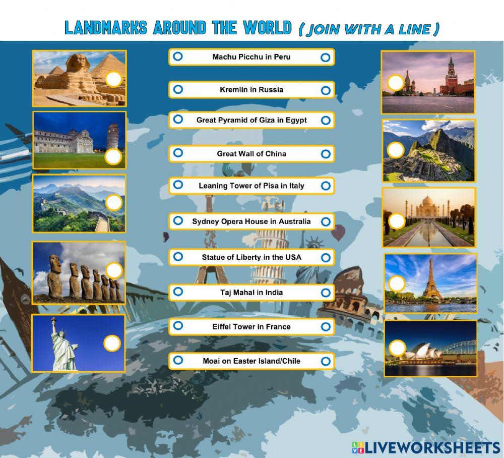 Landmarks around the world
