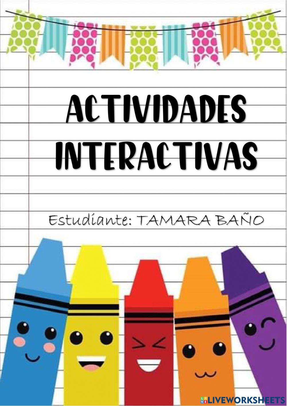Actividades interactivas