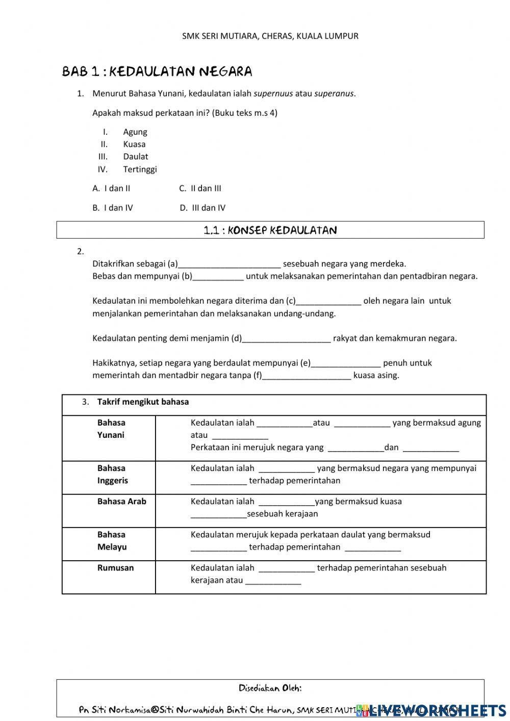 Sejarah 5kaa1 & 5kaa2