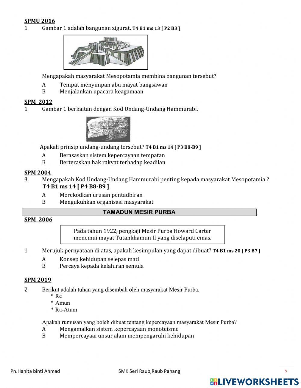 Sejarah 5kaa1 & 5kaa2