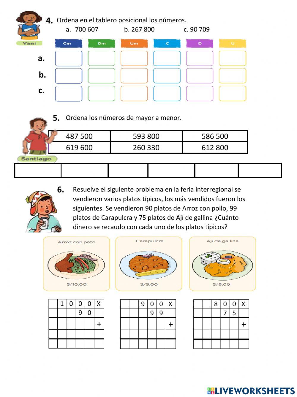 Reconocimiento de la unidad de millón.