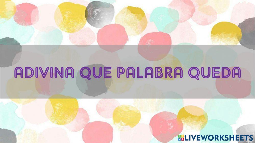 Actividad de Conciencia Fonológica
