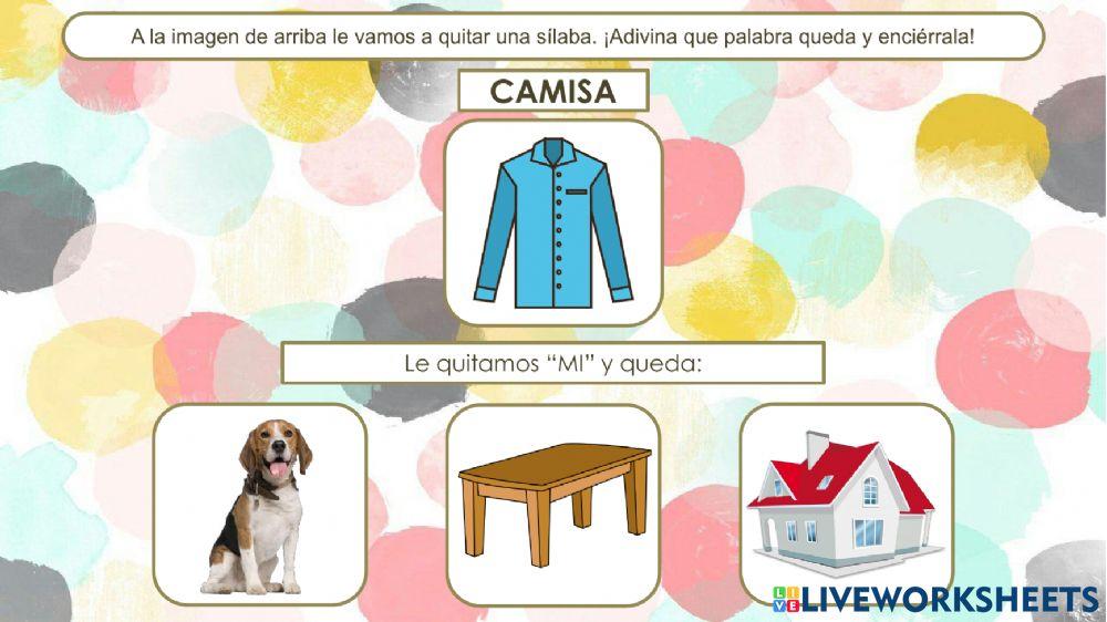 Actividad de Conciencia Fonológica