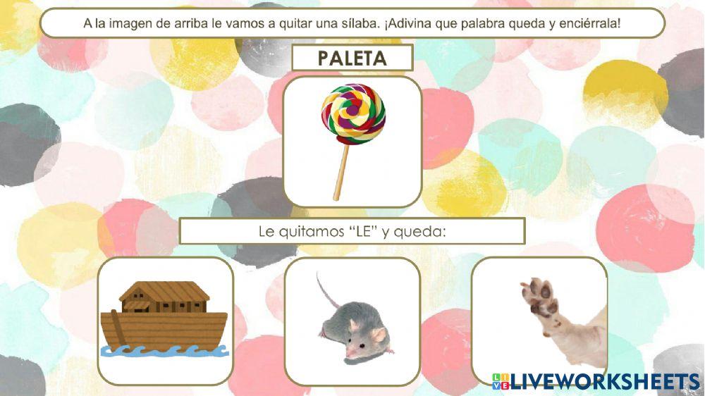 Actividad de Conciencia Fonológica