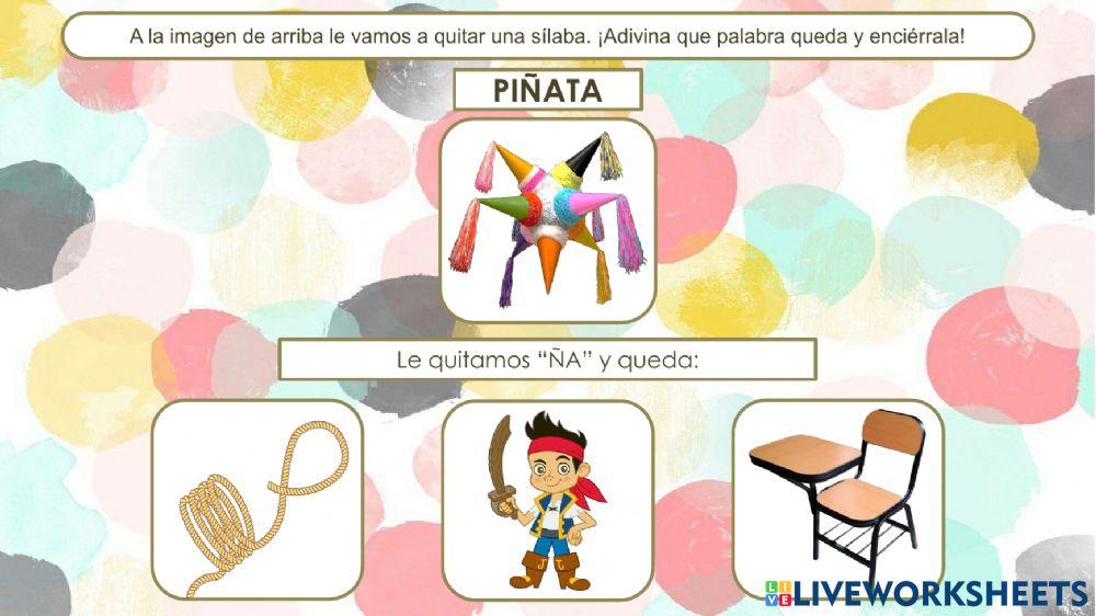 Actividad de Conciencia Fonológica