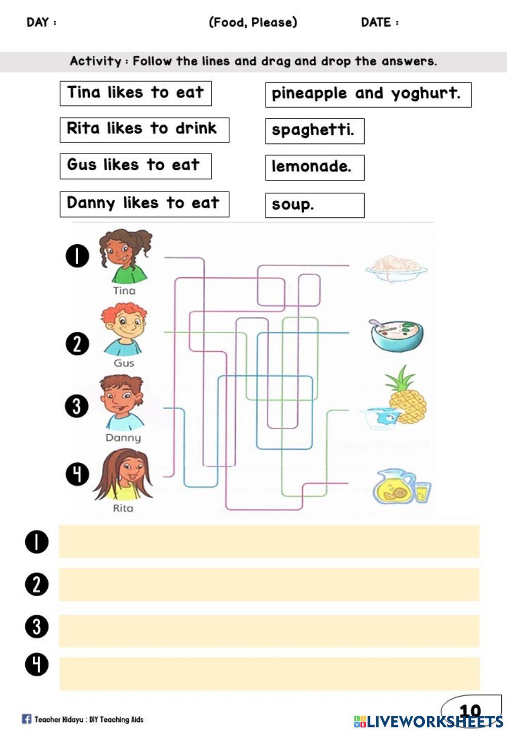 Food, Please (Drag and Drop)