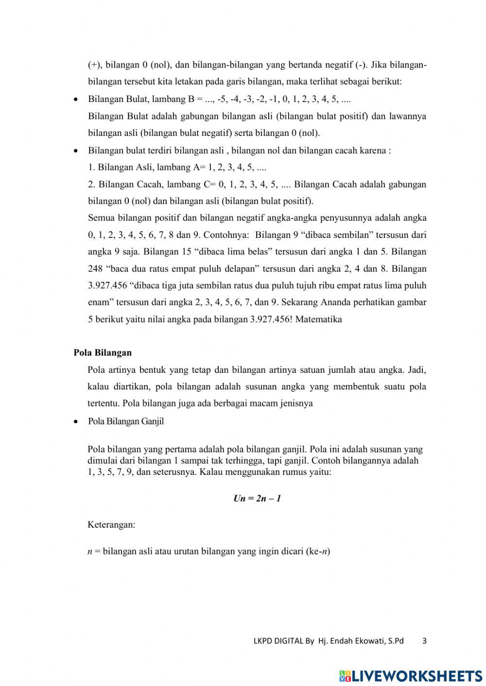 Lkpd digital bilangan bulat