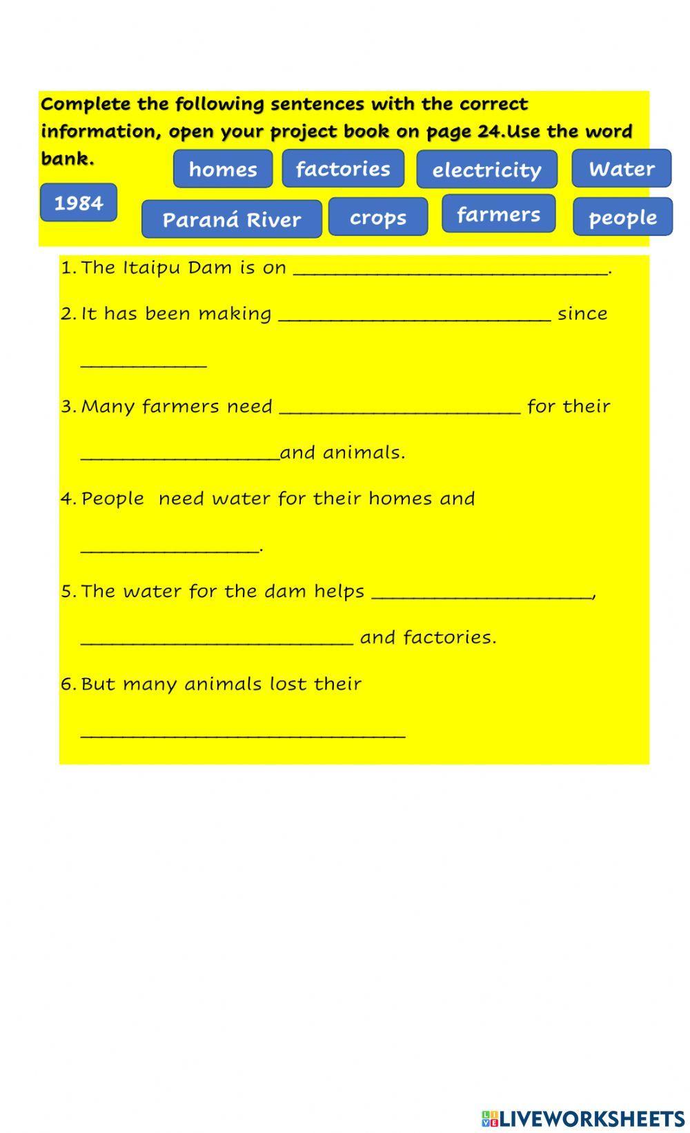 Power of the water and air