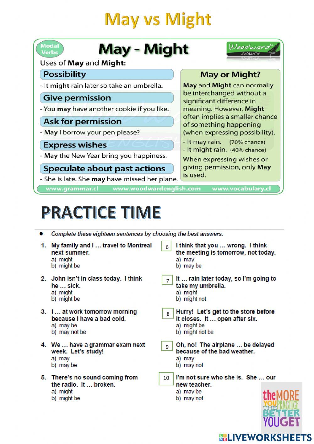 6646971 may vs might rebeca liveworksheets
