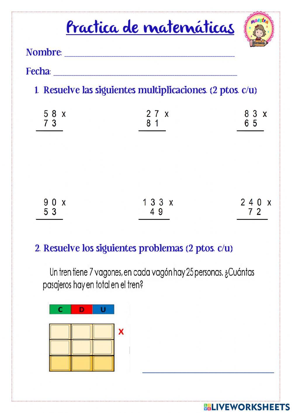 Multiplicaciones