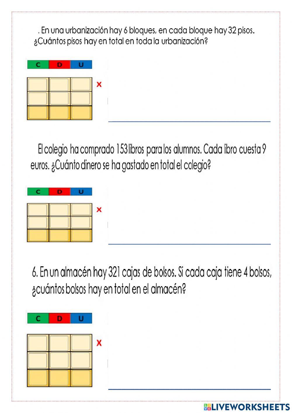 Multiplicaciones