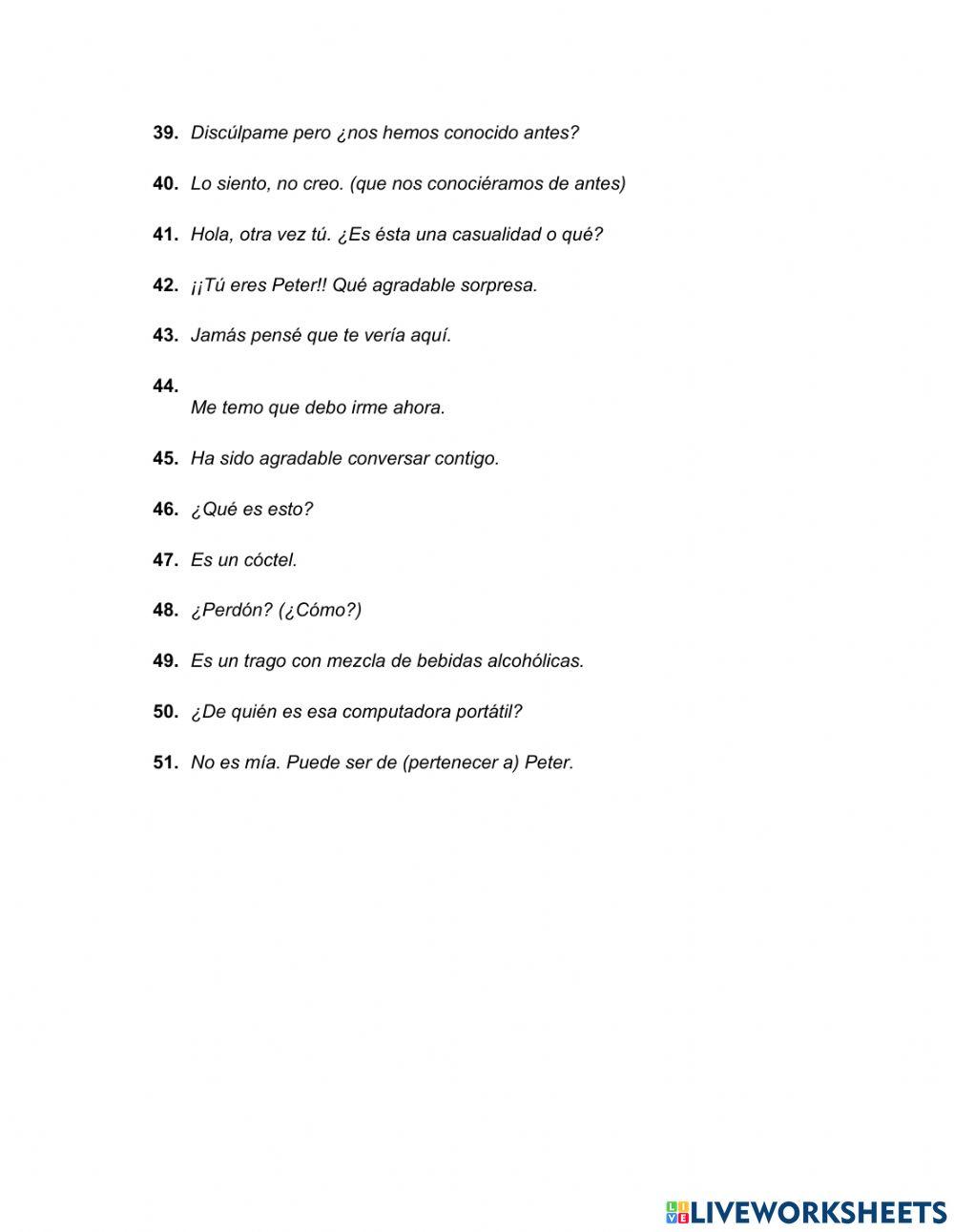 Communication 1 speaking