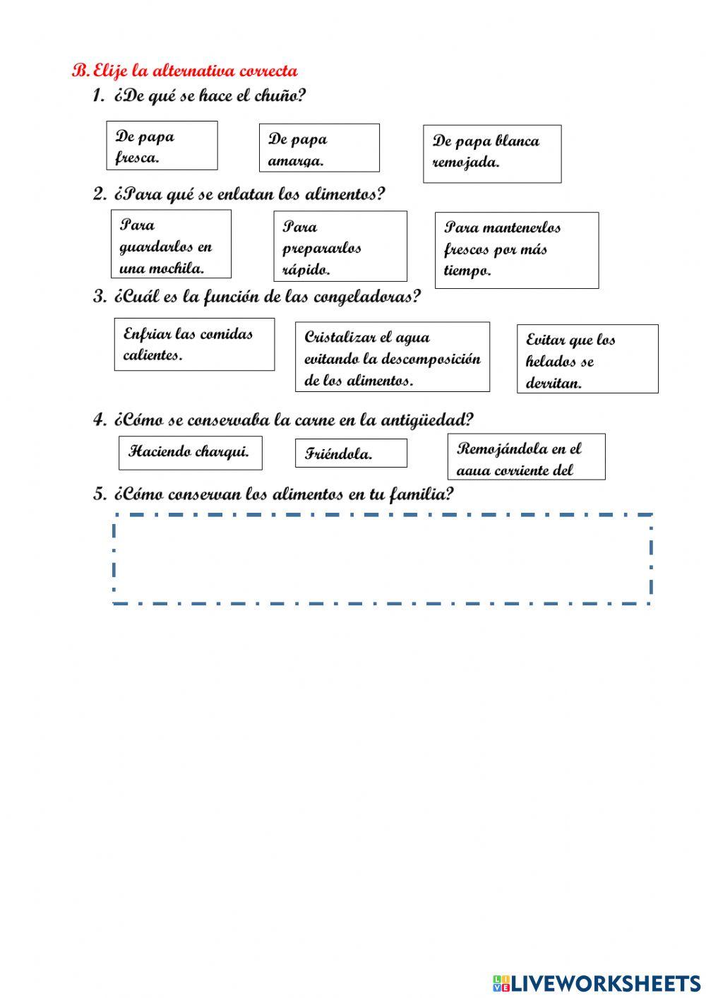 Técnicas para conservar alimentos