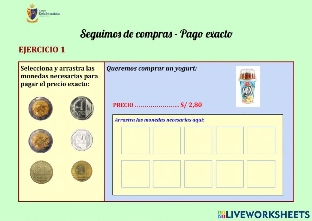 Dinero - Pago exacto