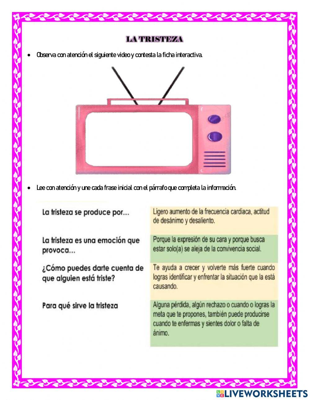 La tristeza La tristeza