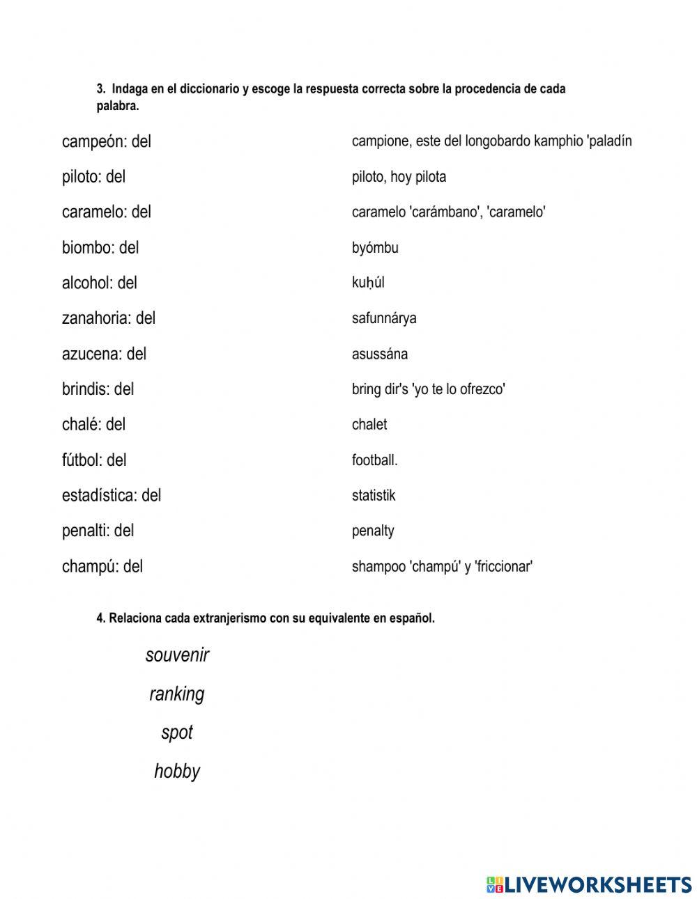 pr-stamos-y-extranjerismos-online-exercise-for-live-worksheets