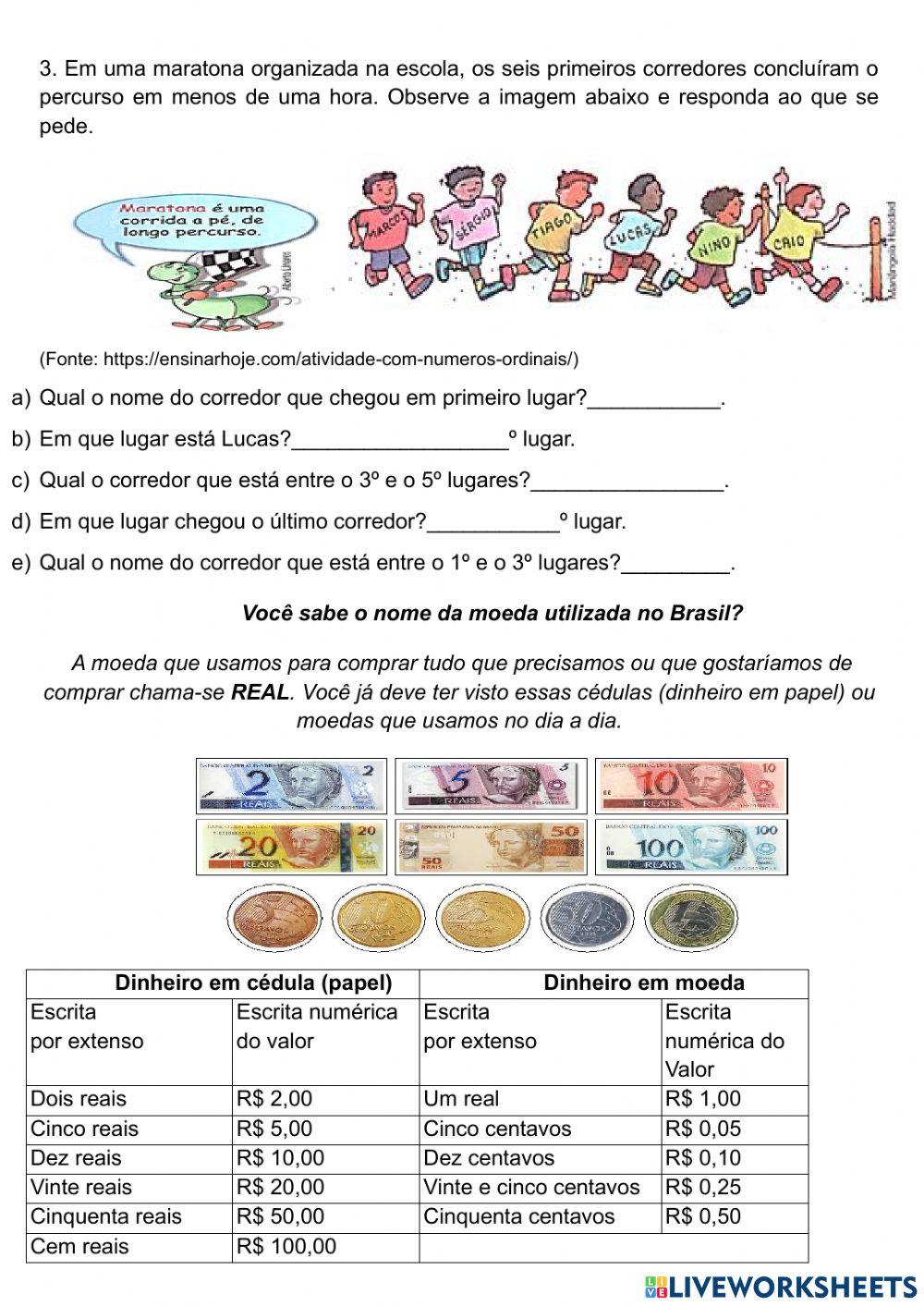 Matemática no dia dia