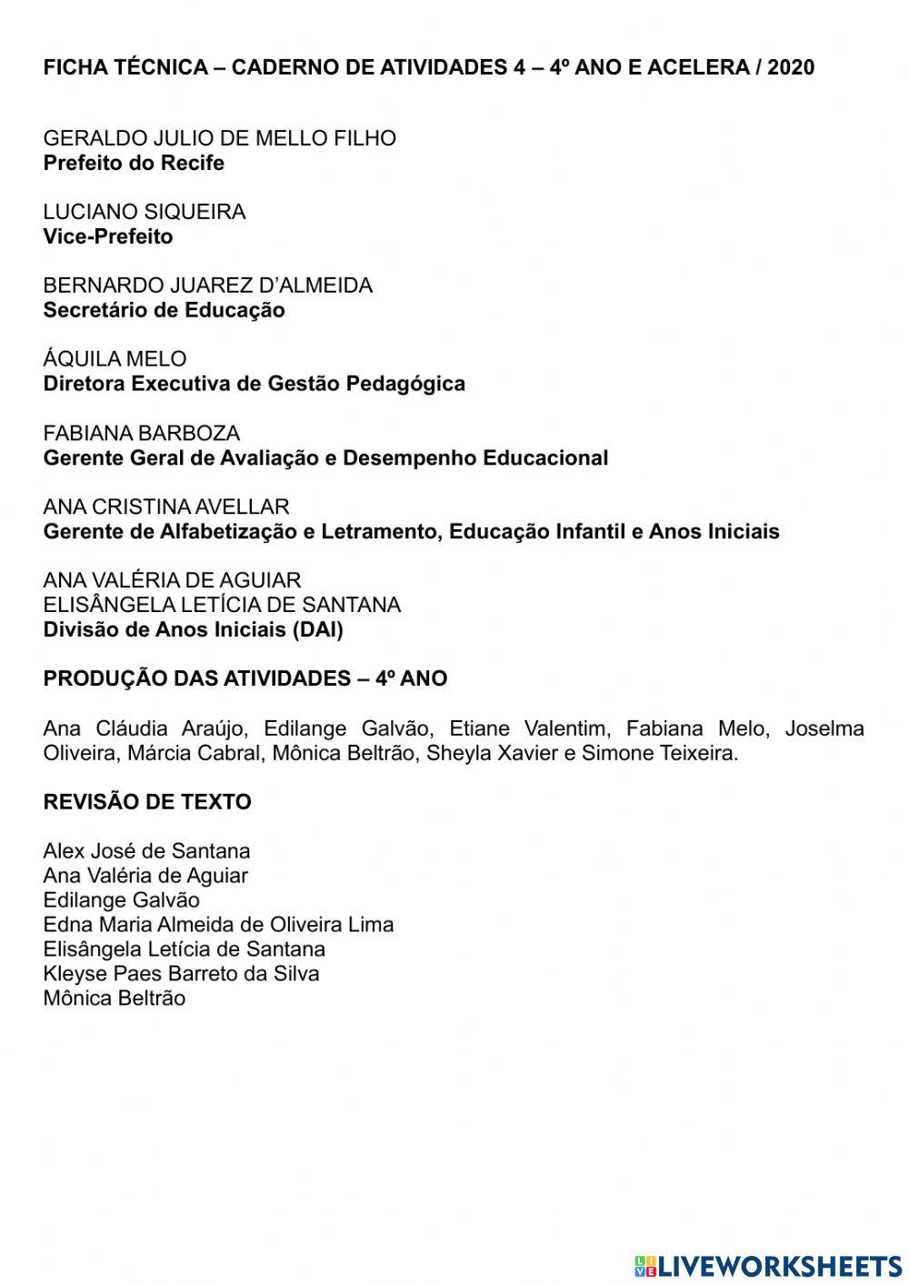 Matemática no dia dia