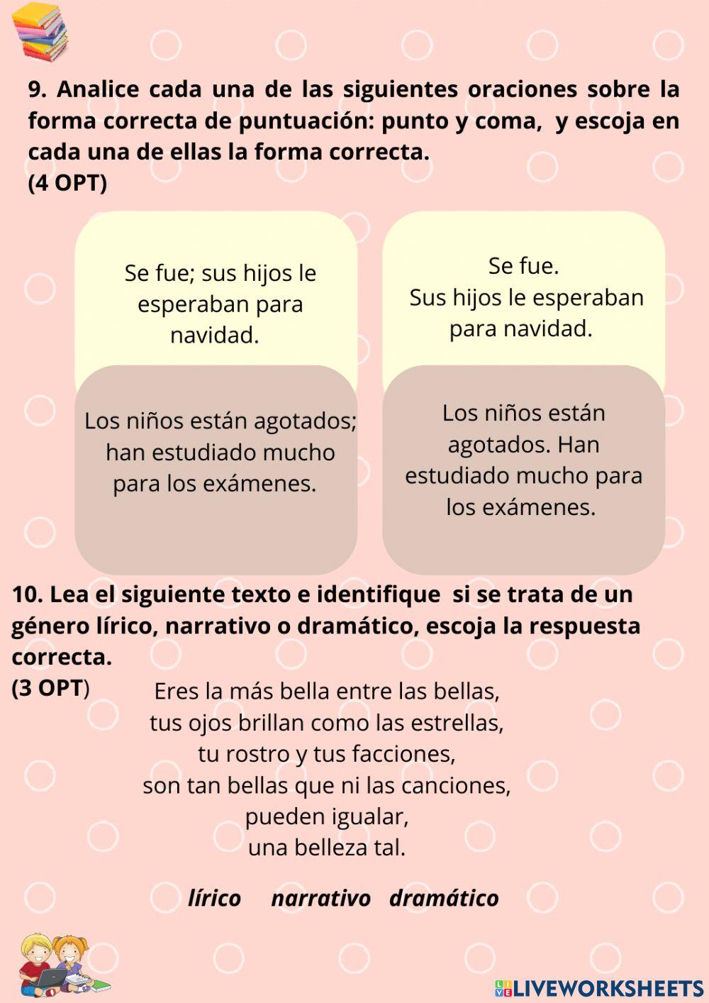 Examen Quimestral
