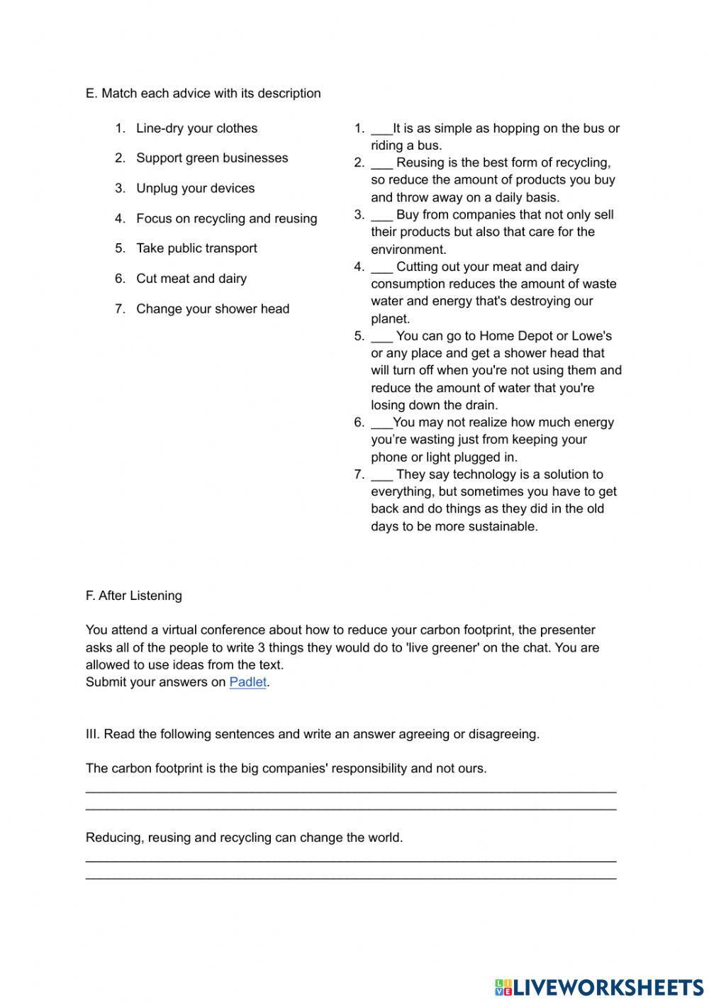 Worksheet 3 English As A Second Language Esl Activity Live Worksheets Worksheet 3 English As A Second Language Esl Activity Live Worksheets