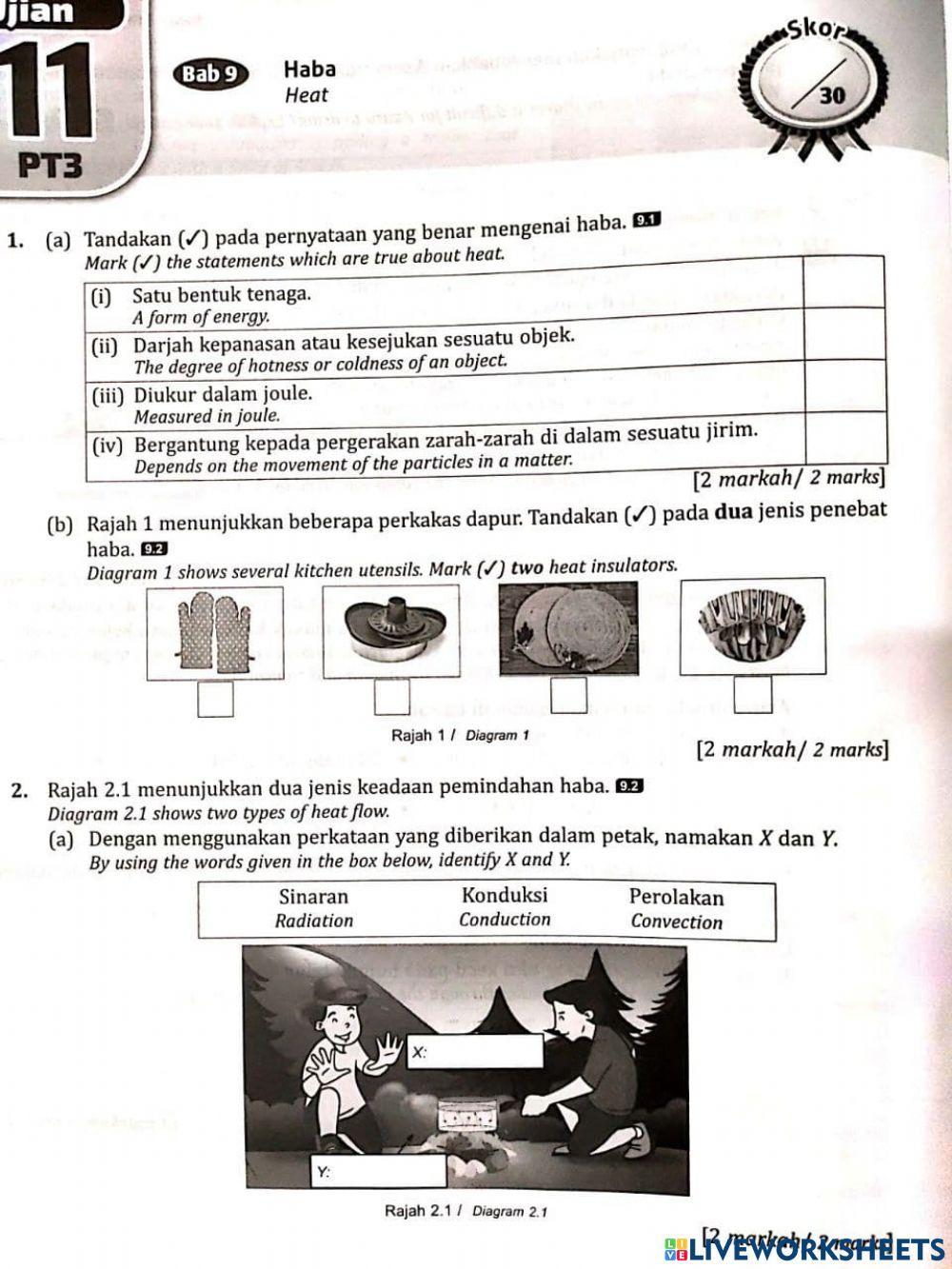 Kssm sains haba tingkatan 2