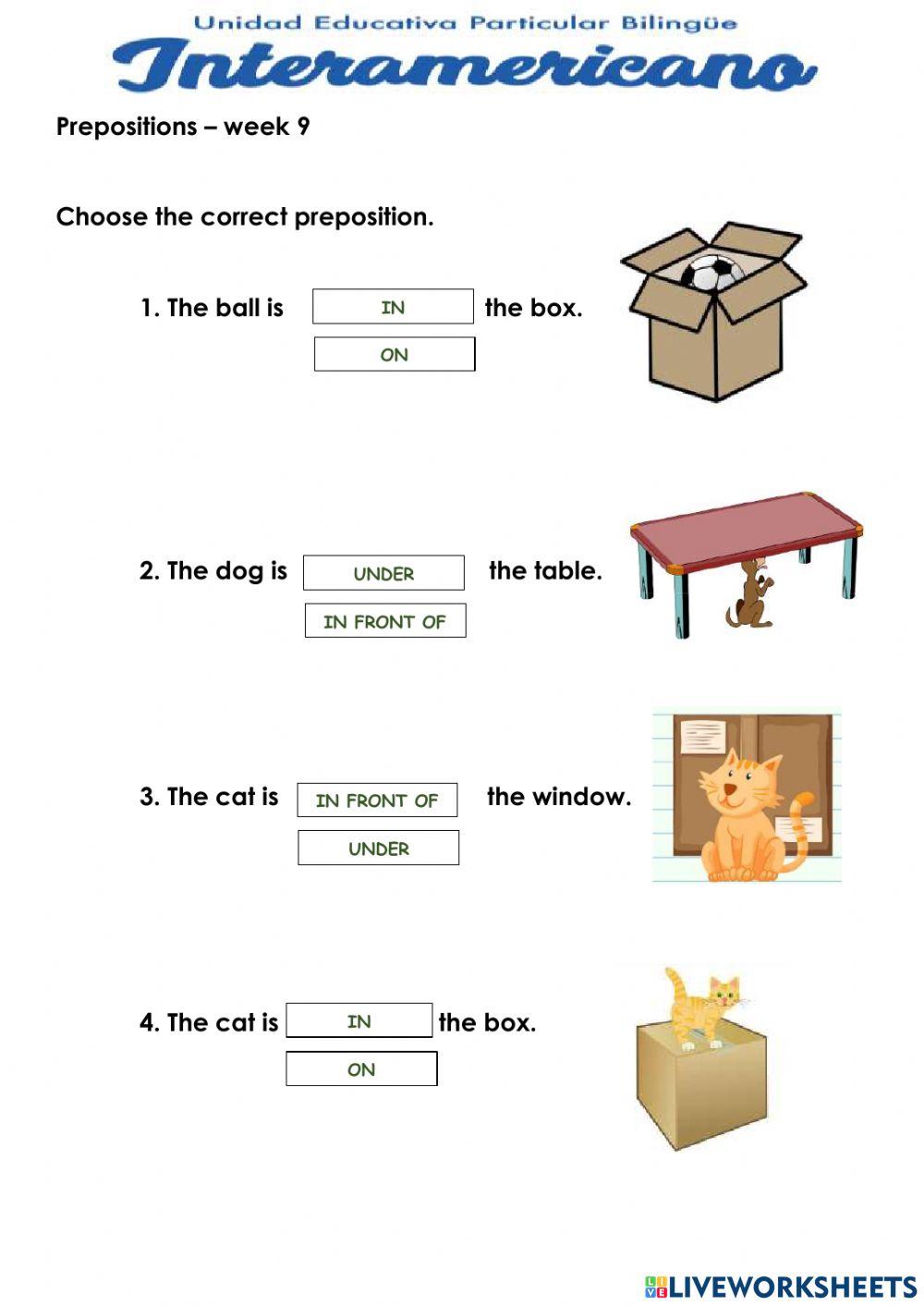 Prepositions