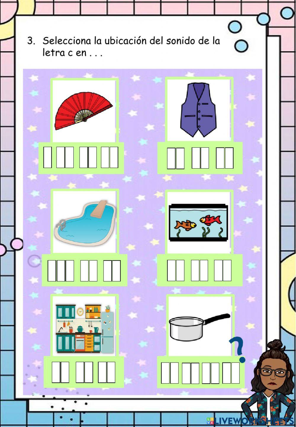 Trabajamos con la letra c