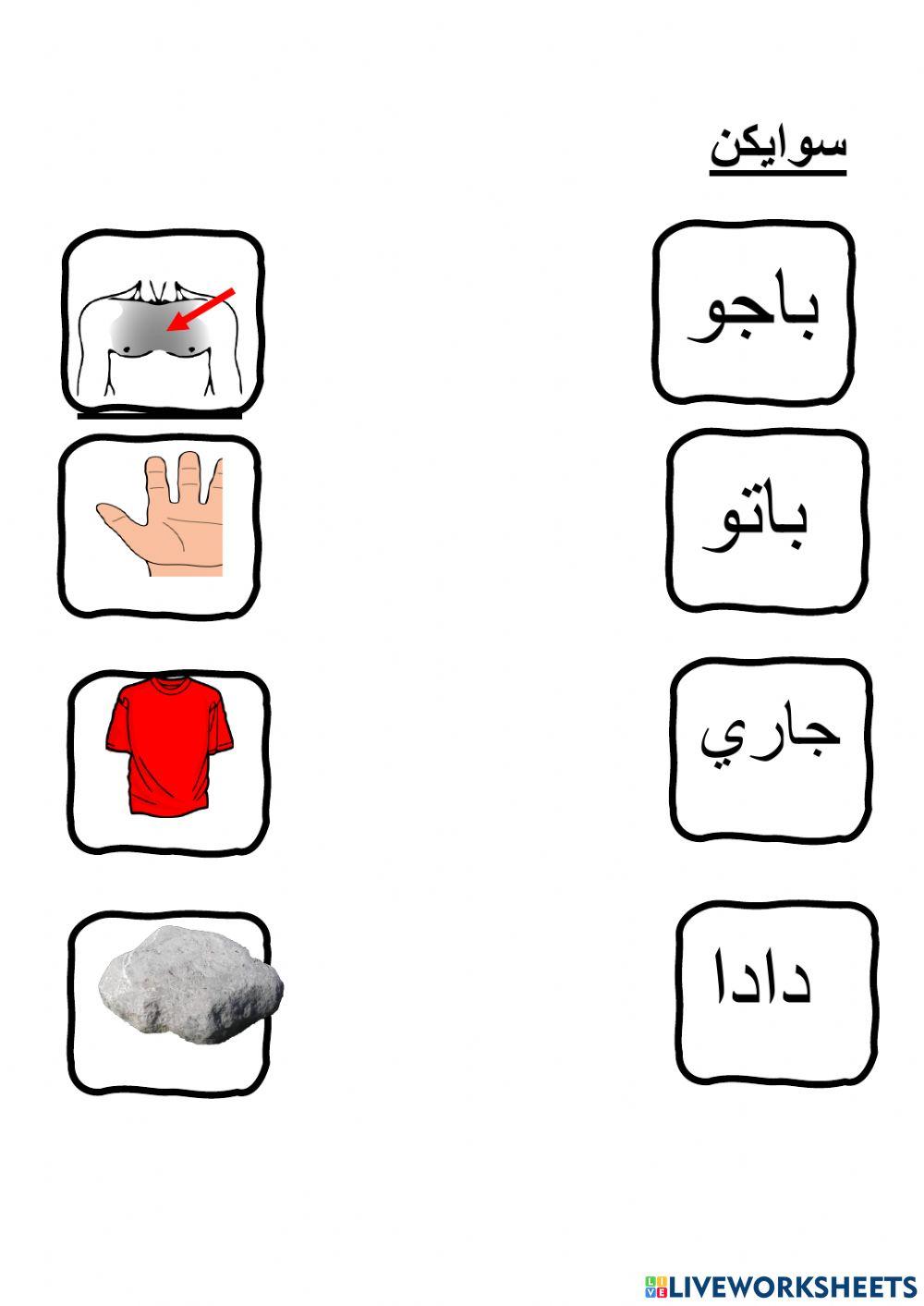 Suku kata terbuka worksheet for pra live worksheets