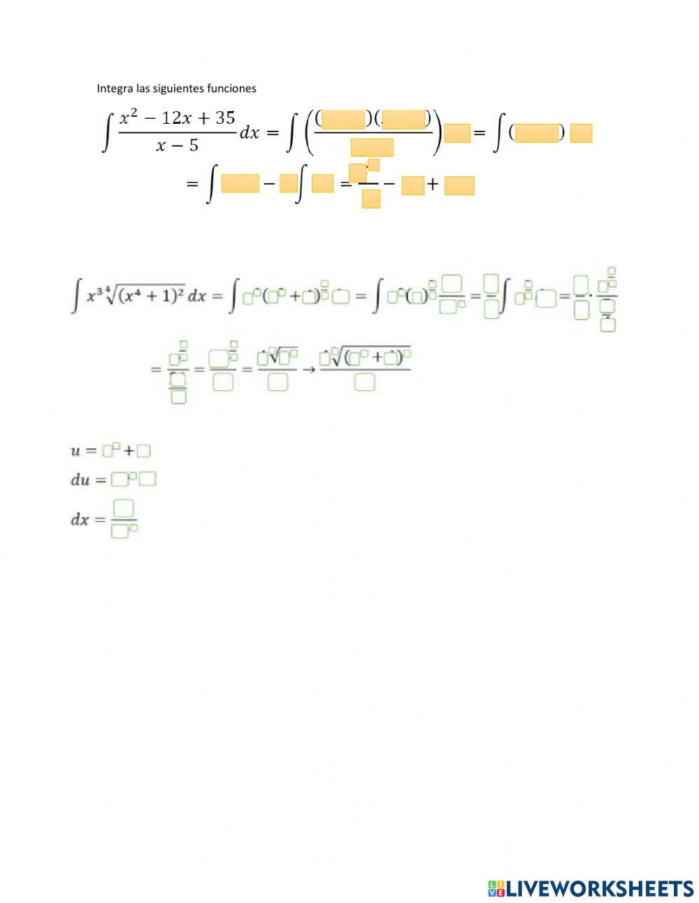 integral extra