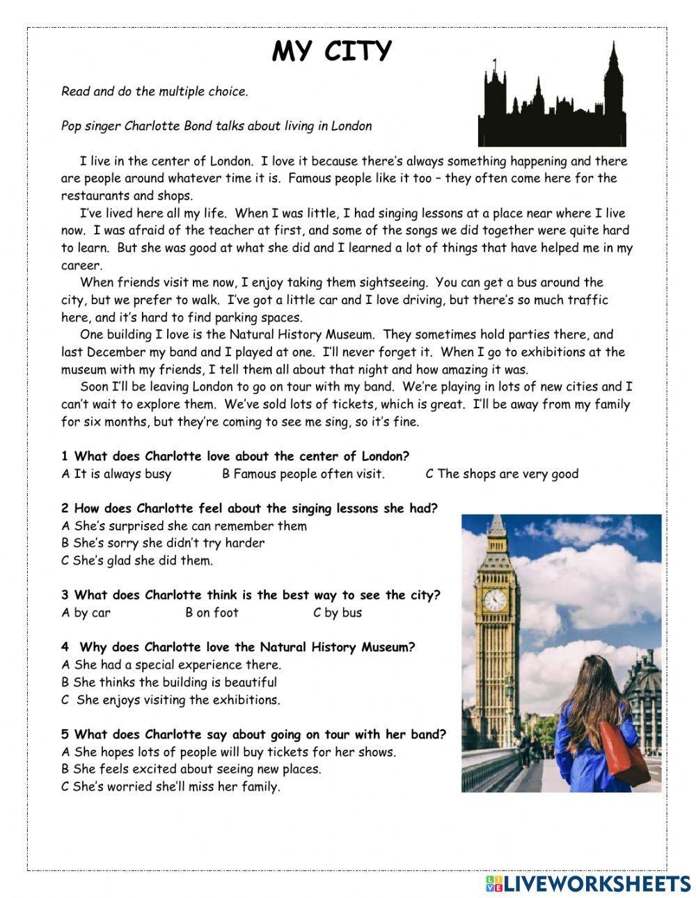 MyCity London KET Reader MyCity London KET Reader