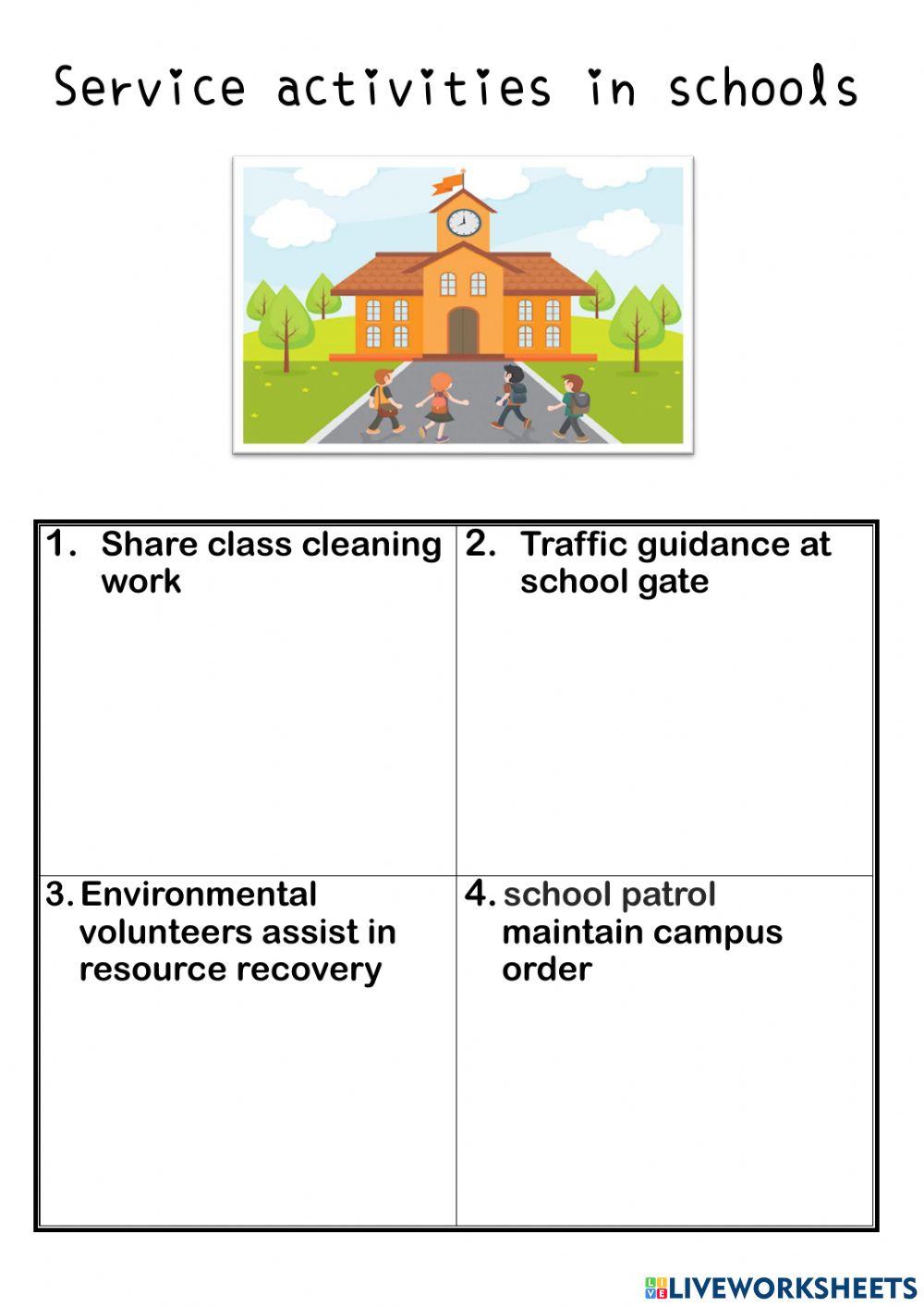 社會學校中的服務活動(Priyal)