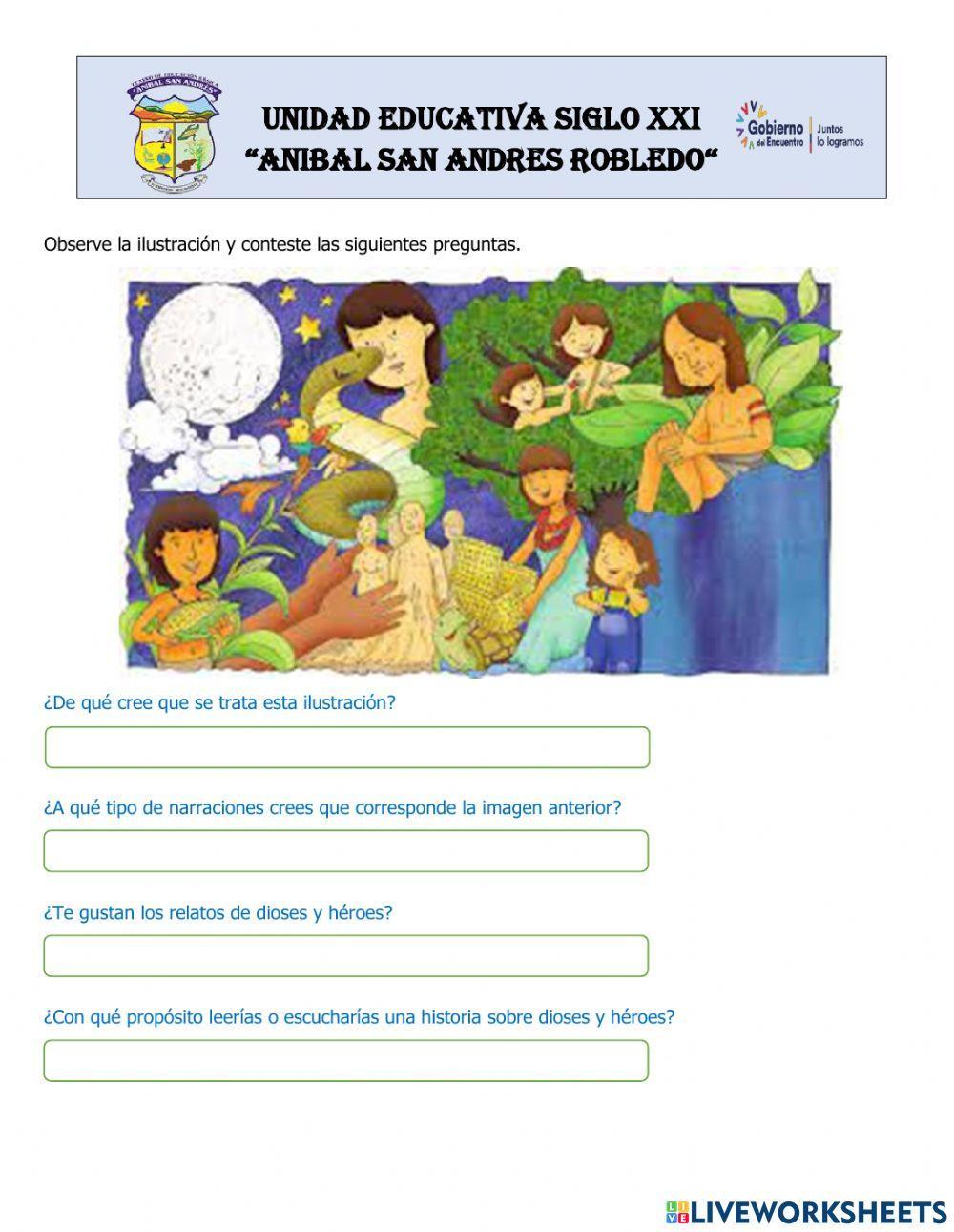 Relatos sobre dioses y héroes