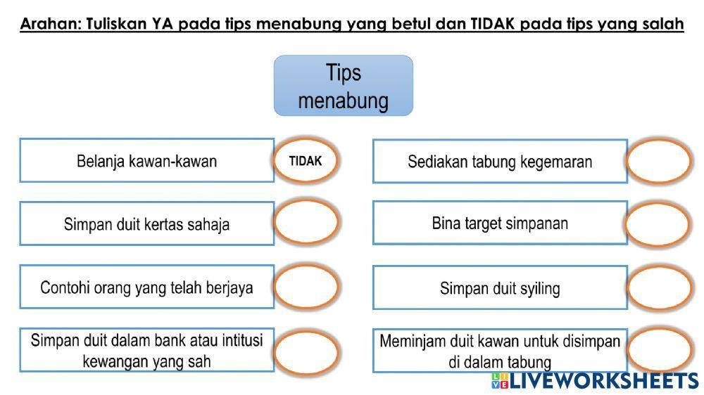 BMK- latihan menabung 3