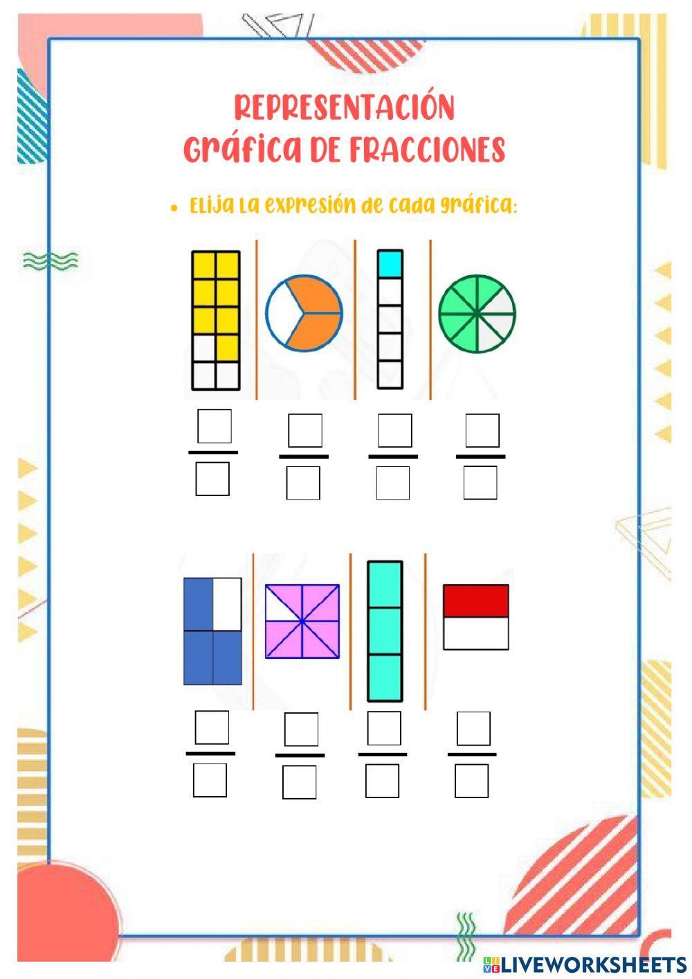 Representación de Fracciones