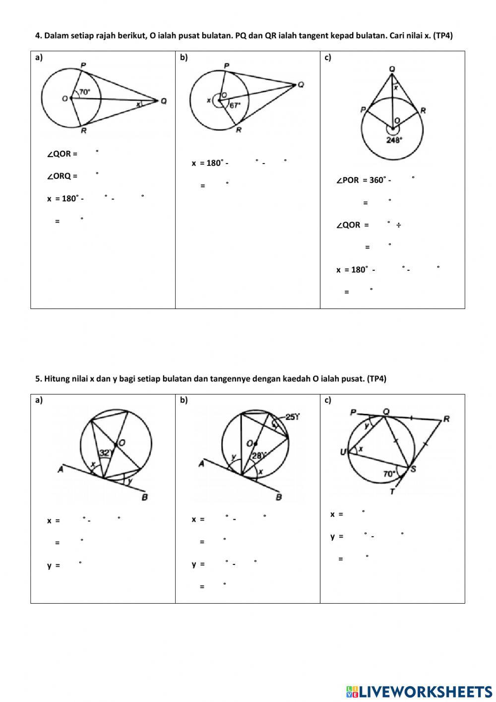 Bulatan tangenkepada bulatan