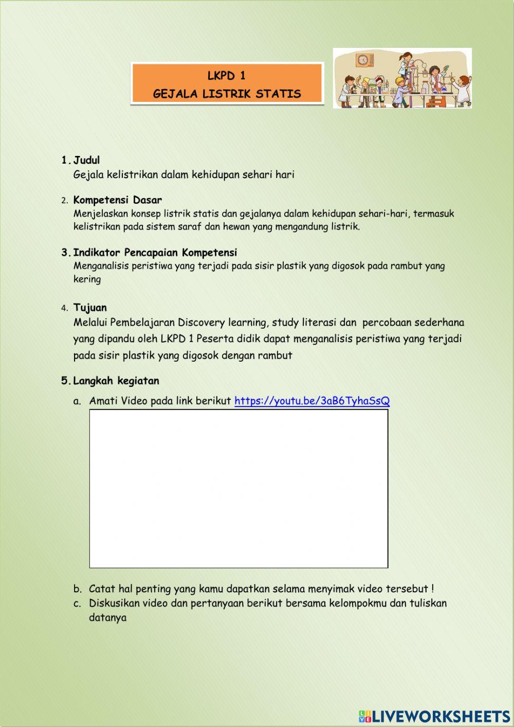 LKPD Listrik Statis