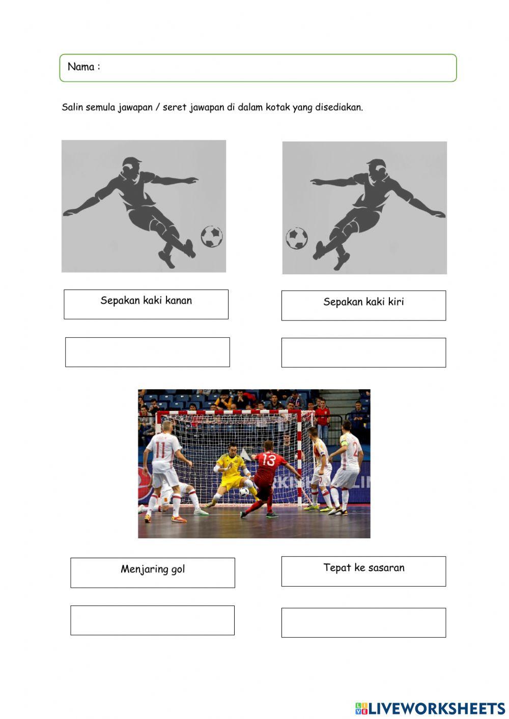 Latihan Menjaring Bola (Futsal)