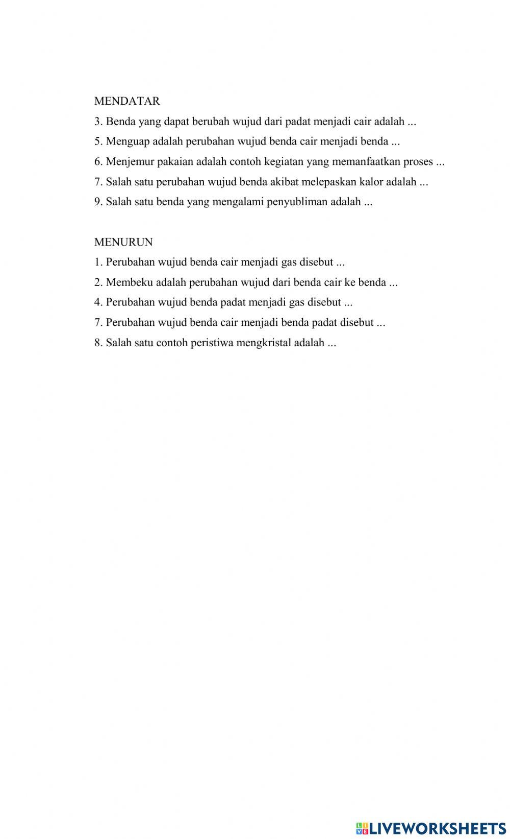 Lkpd perubahan wujud benda