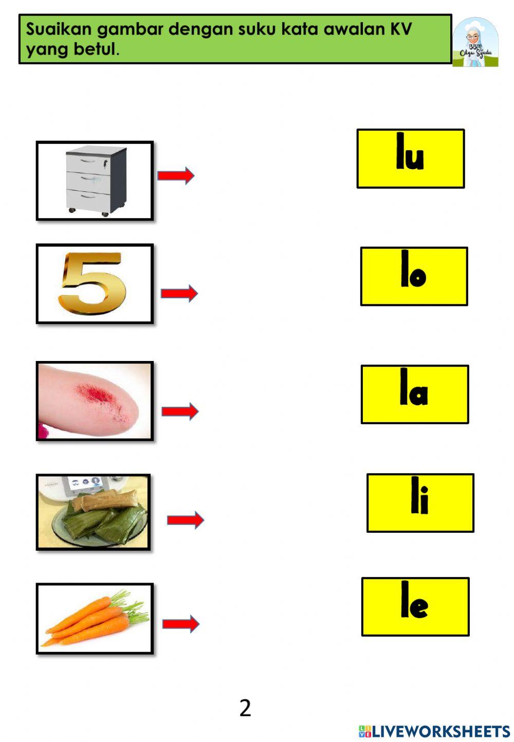 Buku Latihan Suku Kata 2