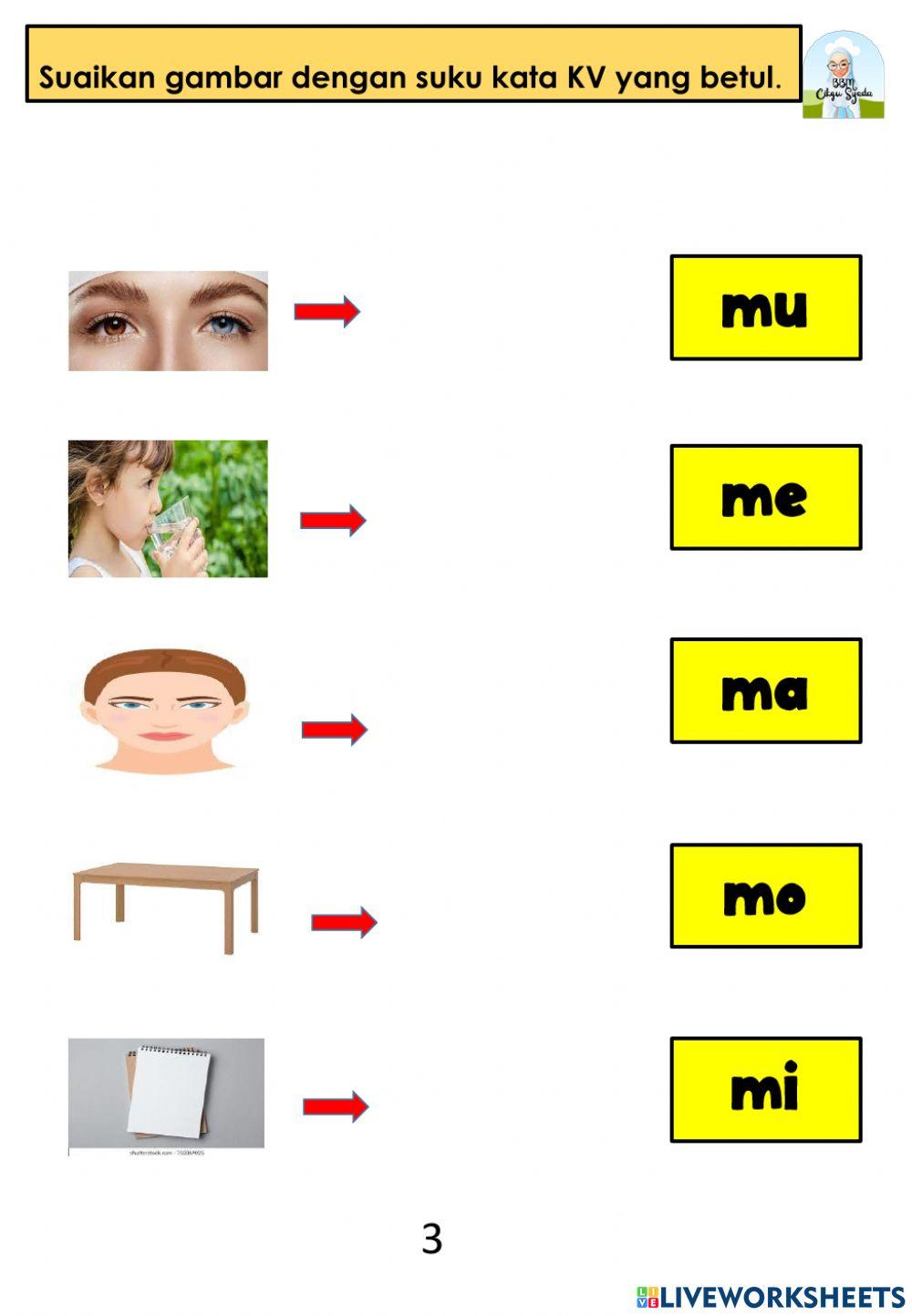 Buku Latihan Suku Kata 2