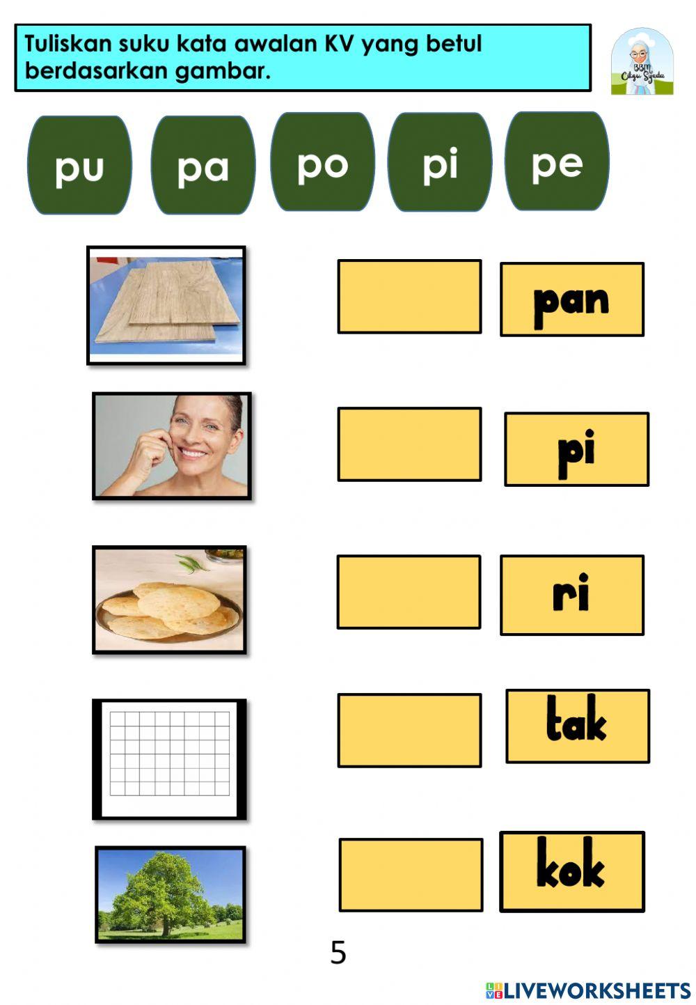 Buku Latihan Suku Kata 2