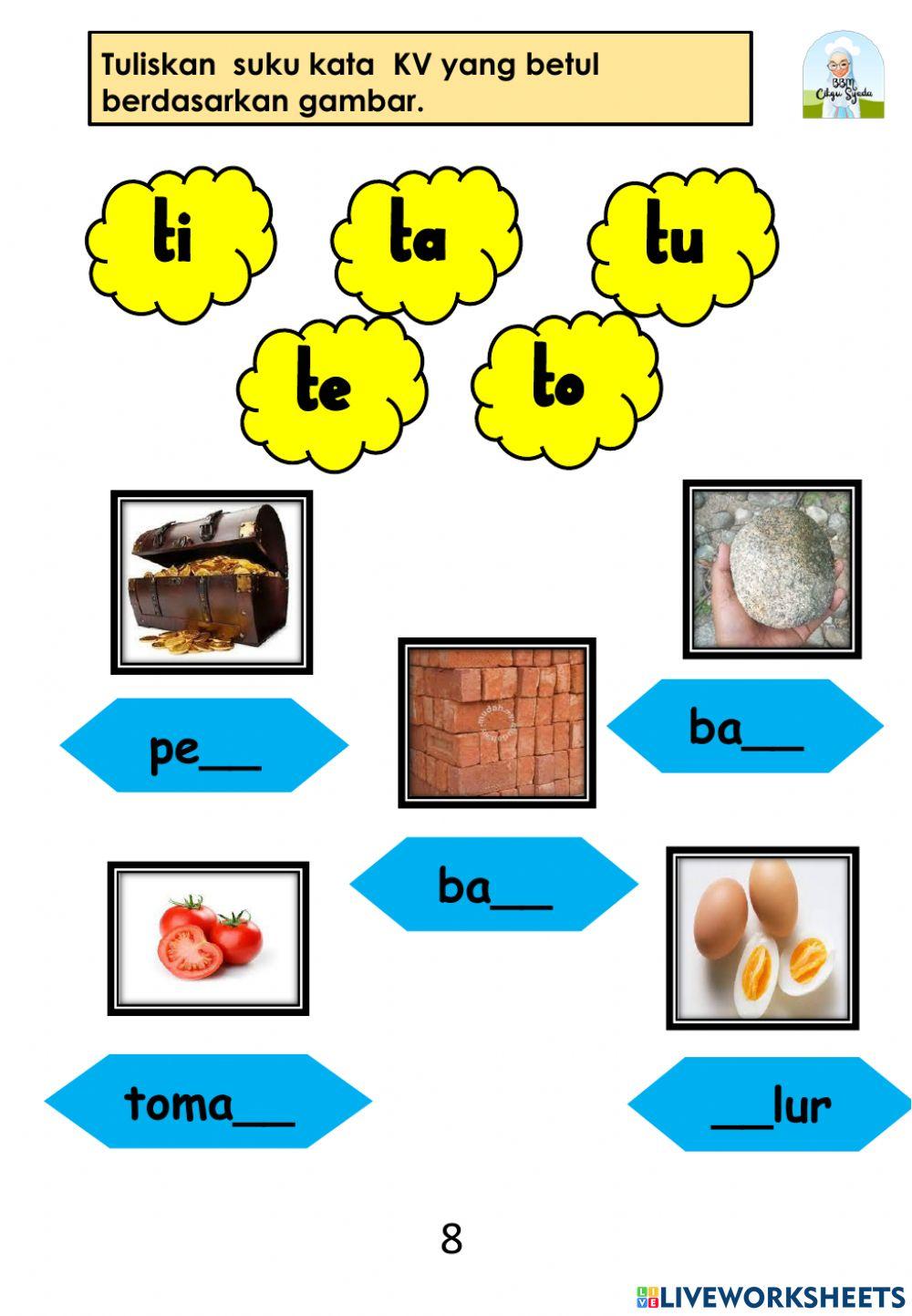 Buku Latihan Suku Kata 2